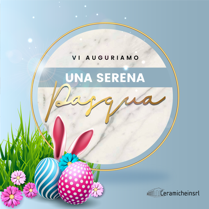Una serena Pasqua da tutto lo staff di CeramicheIn! 🕊✨