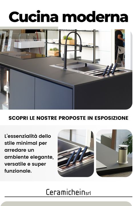 Eleganza e semplicità sono i punti chiave di una cucina moderna.