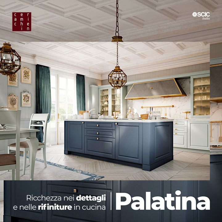 PALATINA - SCIC ITALIA

Stile imperiale, giochi tra cornici, boiserie e