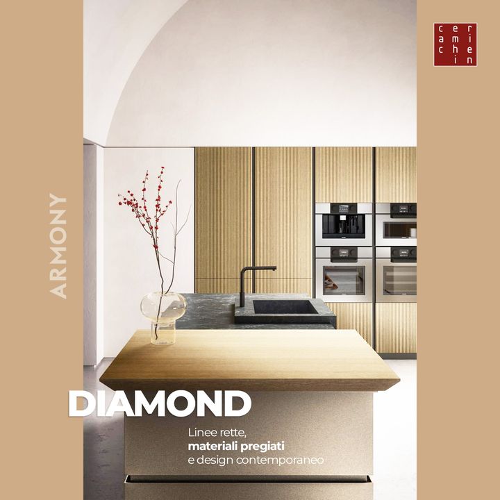 DIAMOND - ARMONY

Un modello innovativo che propone pregiato Rovere fiammato