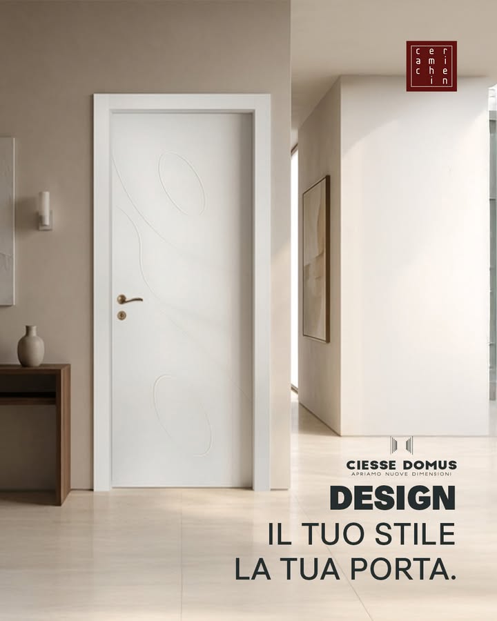 UNA PORTA, IL TUO STILE.
Forme essenziali e libertà di interpretazione: